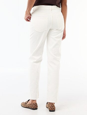 Jeans denim straight in cotone