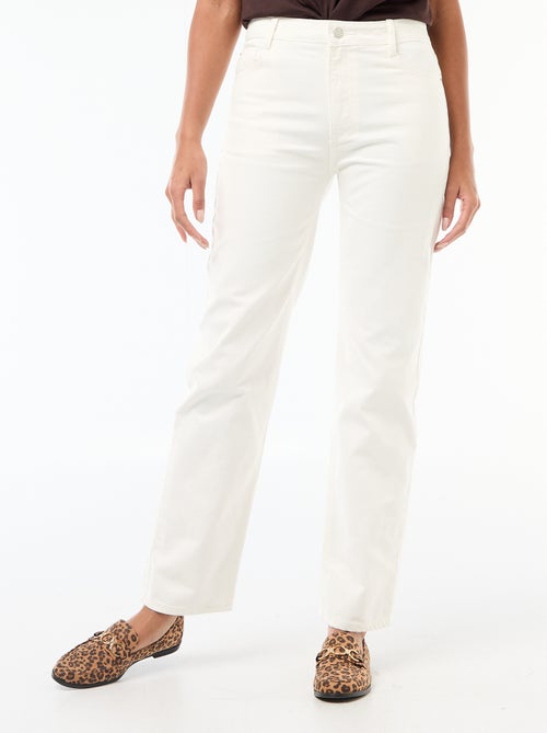 Jeans denim straight in cotone - Kiabi Jeans denim straight in cotone - Kiabi