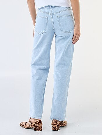 Jeans denim straight in cotone
