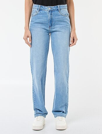 Jeans denim straight in cotone