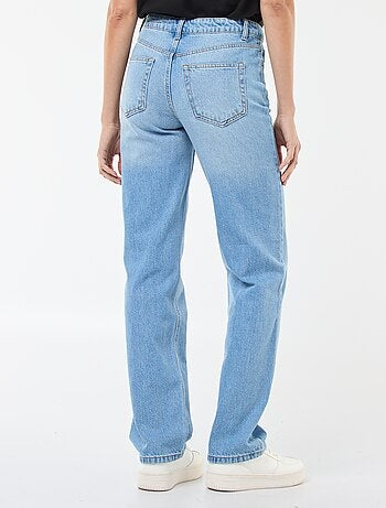 Jeans denim straight in cotone