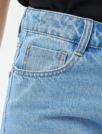 Jeans denim straight in cotone