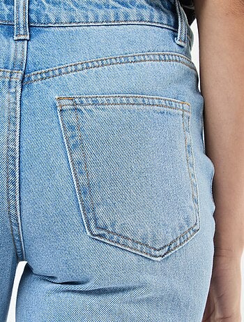 Jeans denim straight in cotone