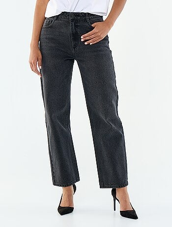 Jeans denim straight in cotone