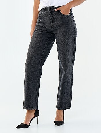 Jeans denim straight in cotone