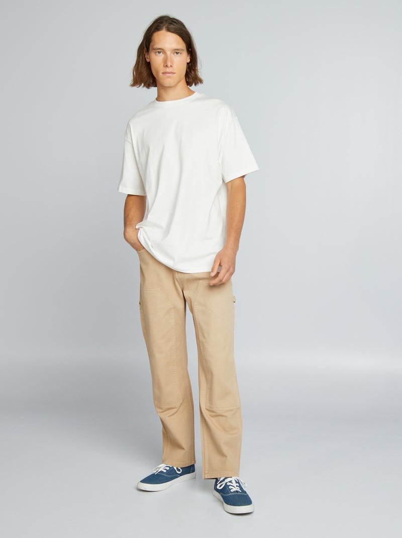 Jeans dritti - BEIGE - Kiabi