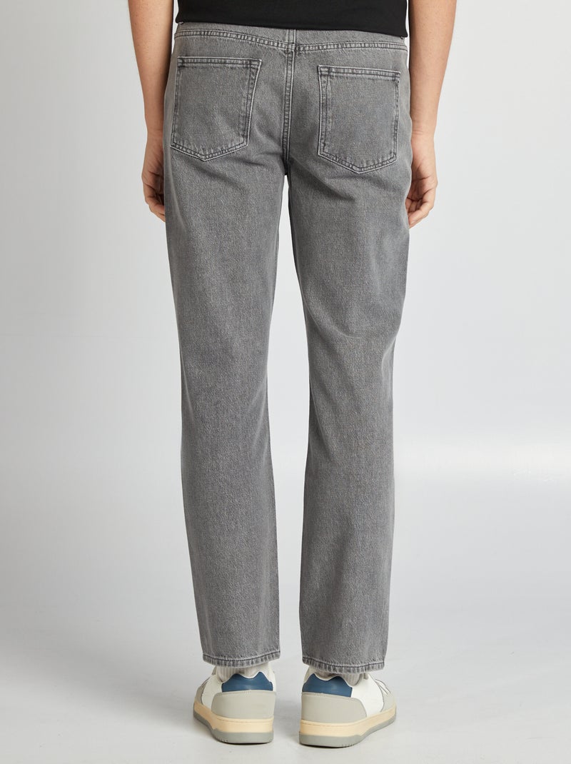 Jeans dritti - L32 GRIGIO - Kiabi