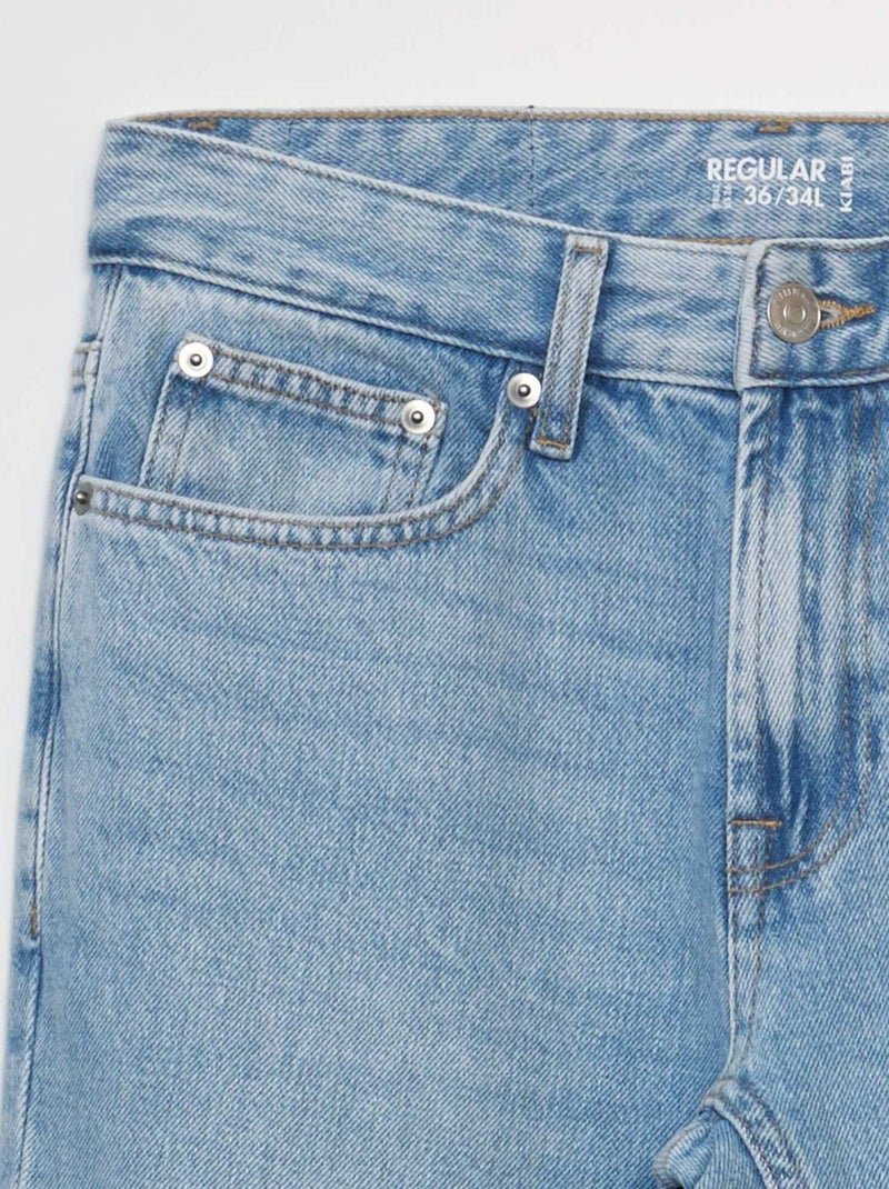 Jeans dritti - L34 BLU - Kiabi
