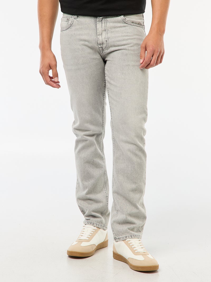 Jeans dritti - L34 GRIGIO - Kiabi