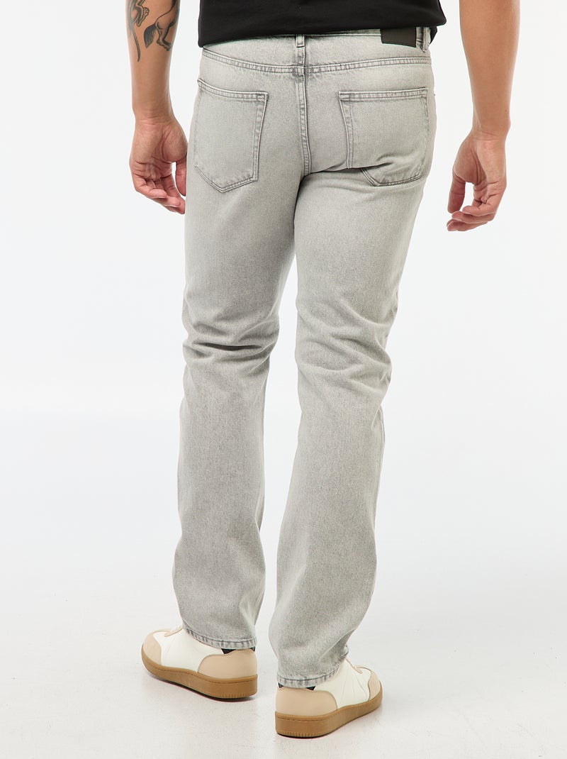 Jeans dritti - L34 GRIGIO - Kiabi