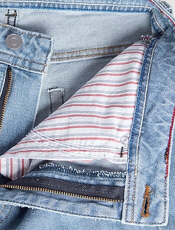 Jeans dritti a vita alta - Made in France