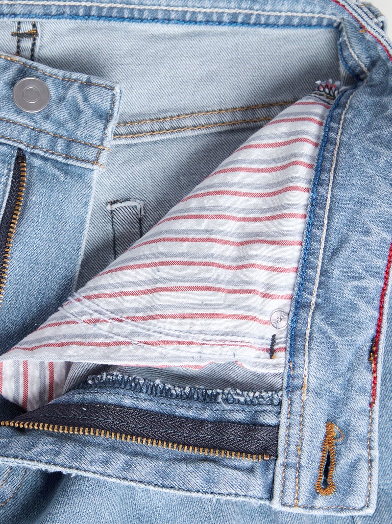 Jeans dritti a vita alta - Made in France BLU - Kiabi