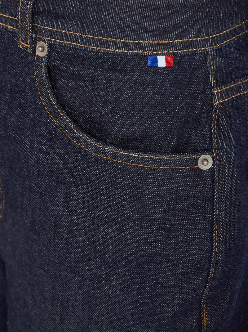 Jeans dritti a vita alta - Made in France BLU - Kiabi
