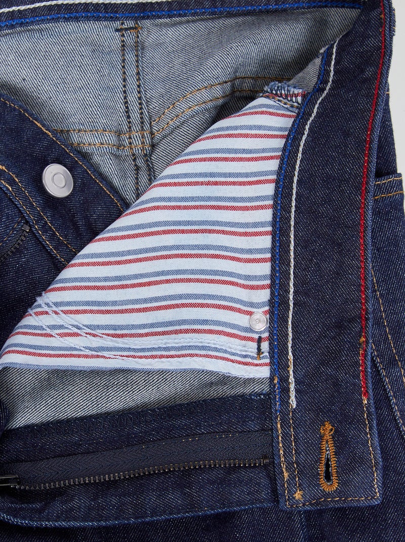 Jeans dritti a vita alta - Made in France BLU - Kiabi
