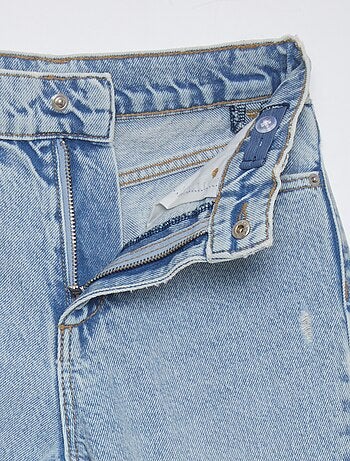 Jeans dritti a vita alta