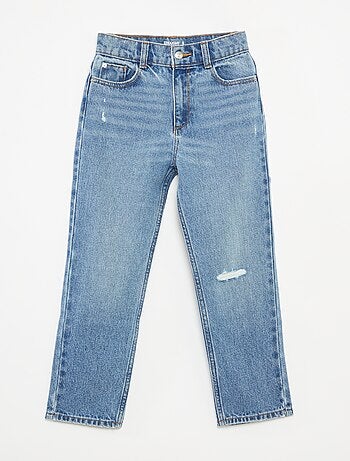 Jeans dritti a vita alta