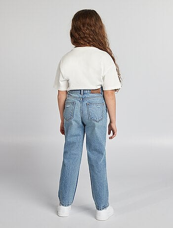 Jeans dritti a vita alta