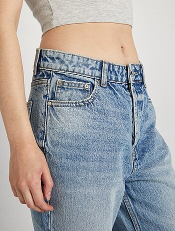 Jeans dritti a vita alta
