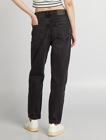 Jeans dritti a vita alta