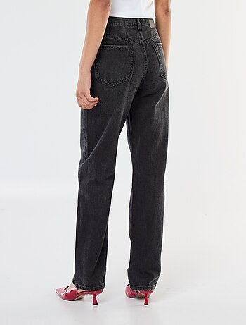 Jeans dritti a vita alta