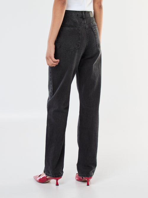 Jeans dritti a vita alta - Kiabi