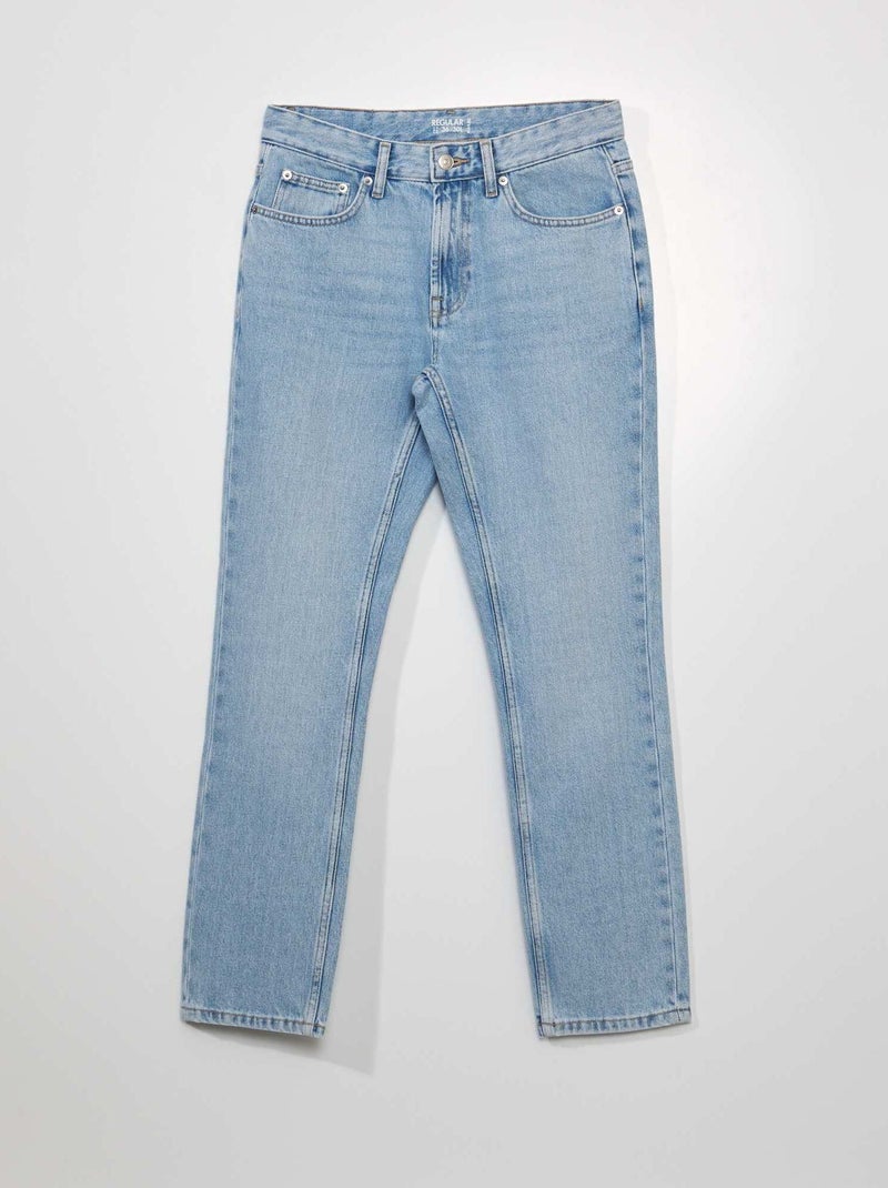 Jeans dritti con 5 tasche - L30 BLU - Kiabi