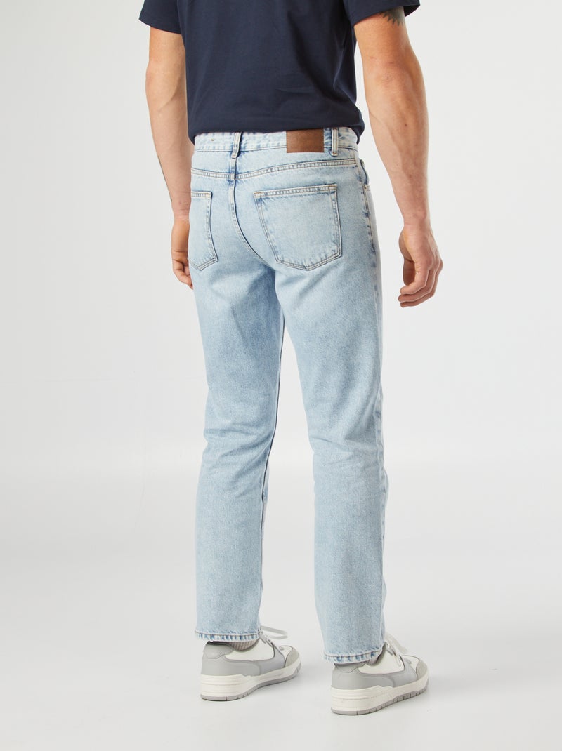 Jeans dritti con 5 tasche - L30 BLU - Kiabi