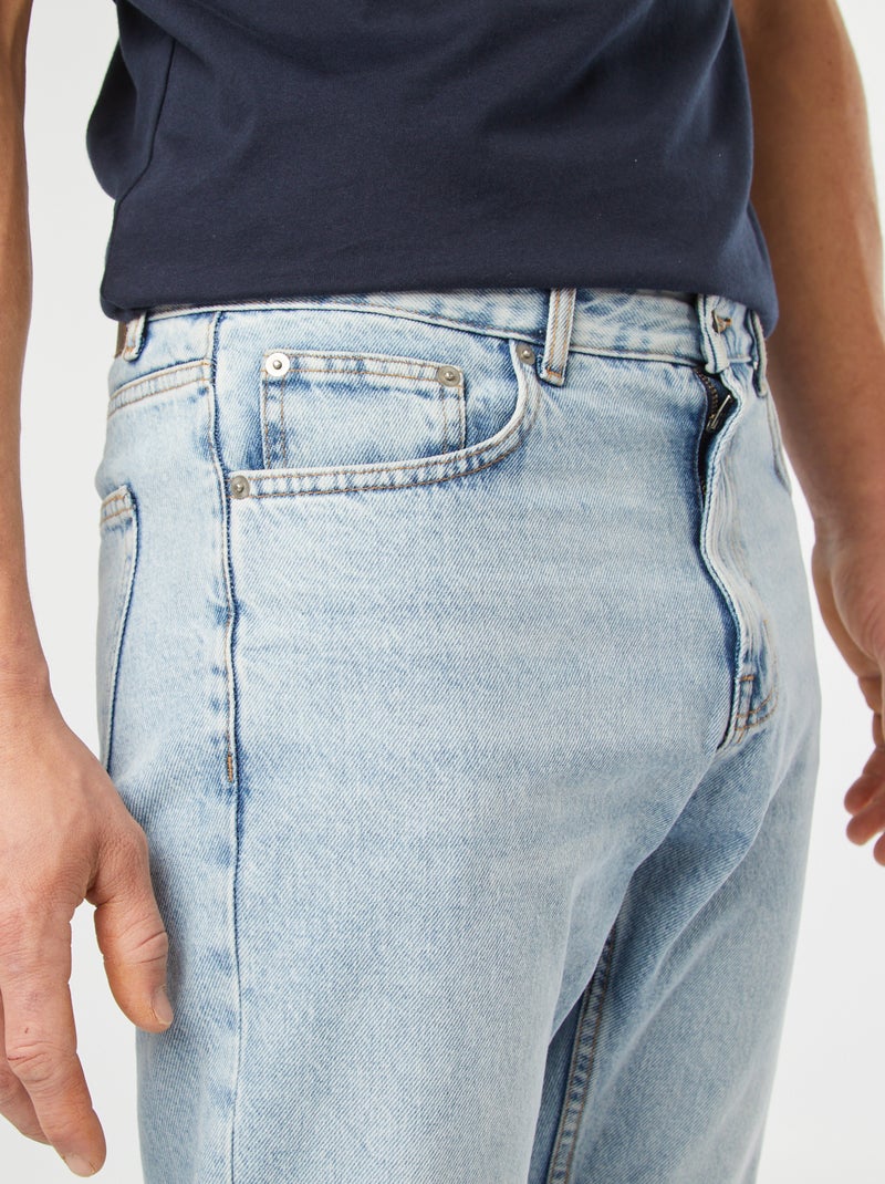 Jeans dritti con 5 tasche - L30 BLU - Kiabi