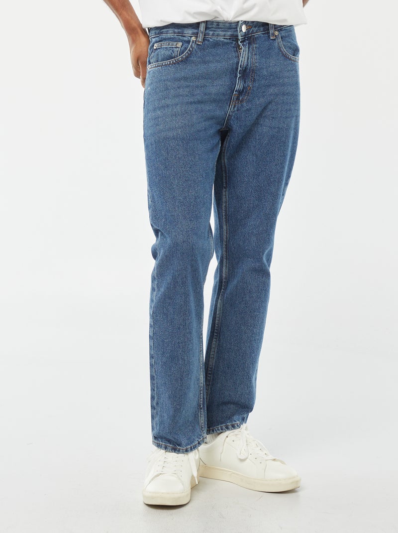 Jeans dritti con 5 tasche - L30 BLU - Kiabi