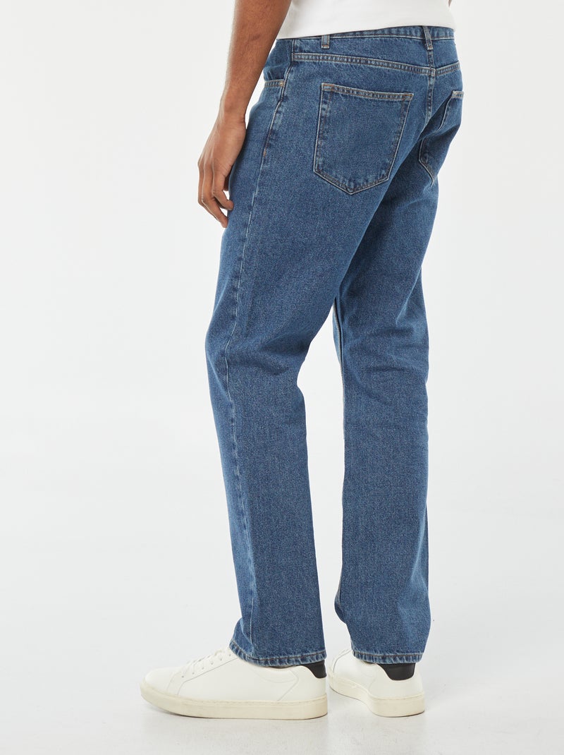 Jeans dritti con 5 tasche - L30 BLU - Kiabi