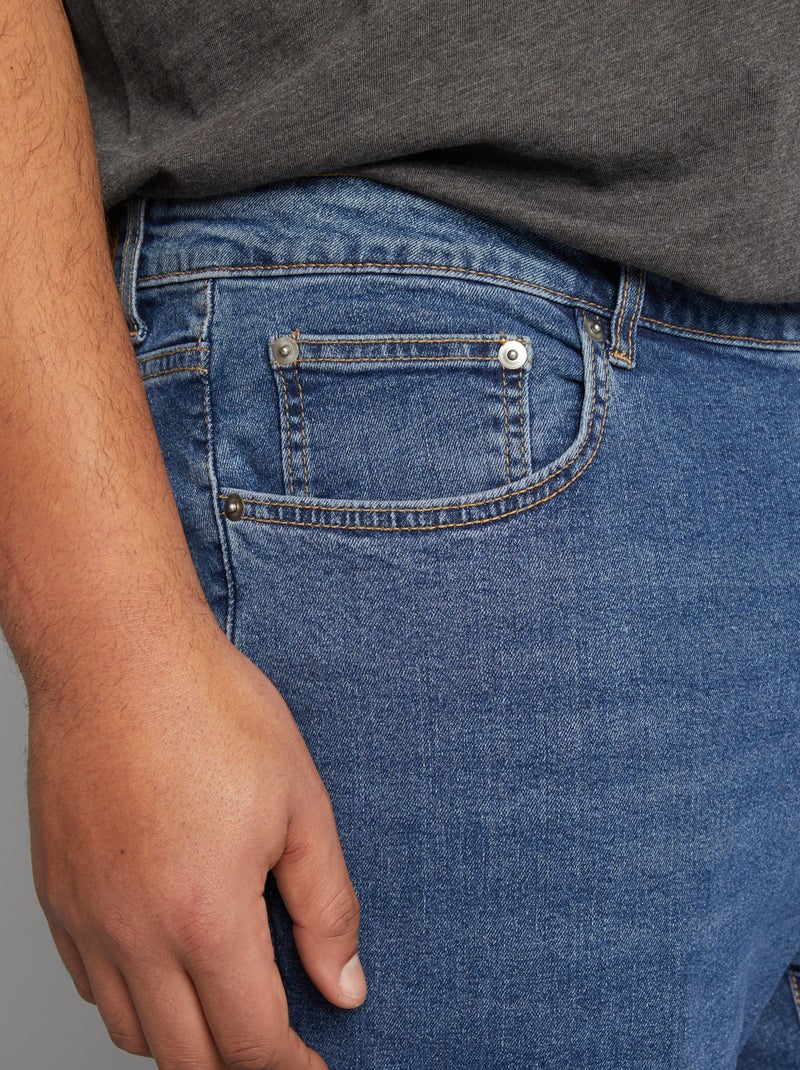 Jeans dritti con 5 tasche - L30 BLU - Kiabi