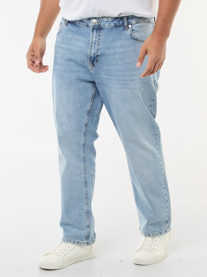 Jeans dritti con 5 tasche - L30 BLU - Kiabi
