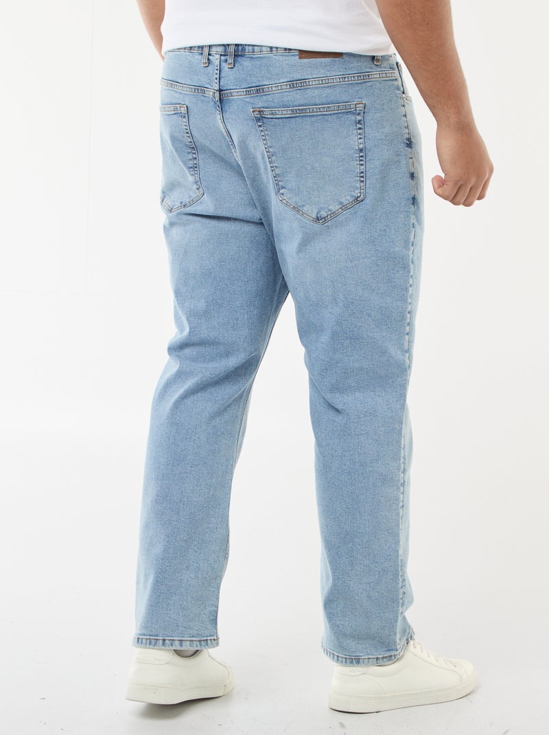 Jeans dritti con 5 tasche - L30 BLU - Kiabi