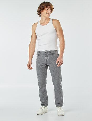 Jeans dritti con 5 tasche - L30