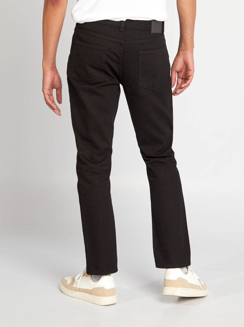 Jeans dritti con 5 tasche - L30 NERO - Kiabi