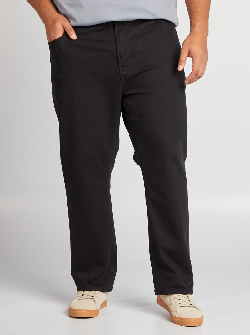 Jeans dritti con 5 tasche - L30 NERO - Kiabi