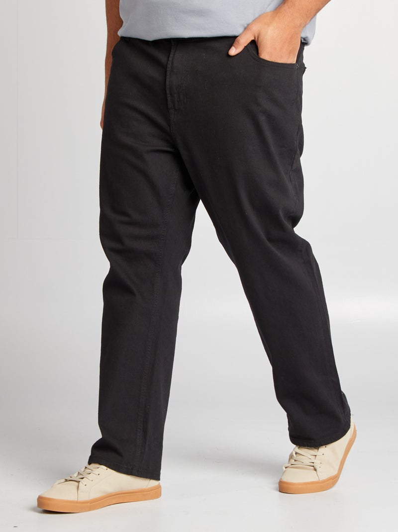 Jeans dritti con 5 tasche - L30 NERO - Kiabi