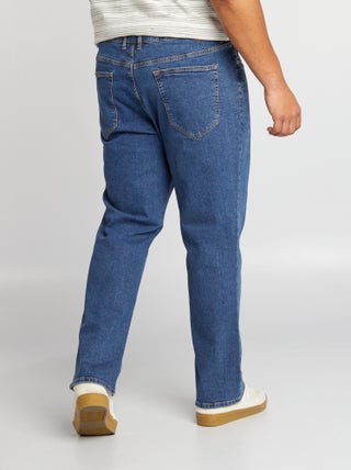 DTGPRO Jeans Da Uomo Retrò Tinta Unita Larghi Dritti Bei Pantaloni Casual A Gamba Larga Pantaloni In Denim Di Temperamento Americani Xxl 118807676