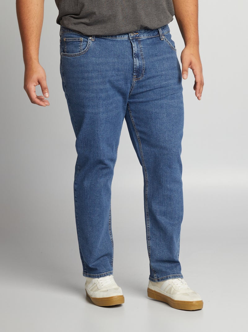 Jeans dritti con 5 tasche - L34 BLU - Kiabi