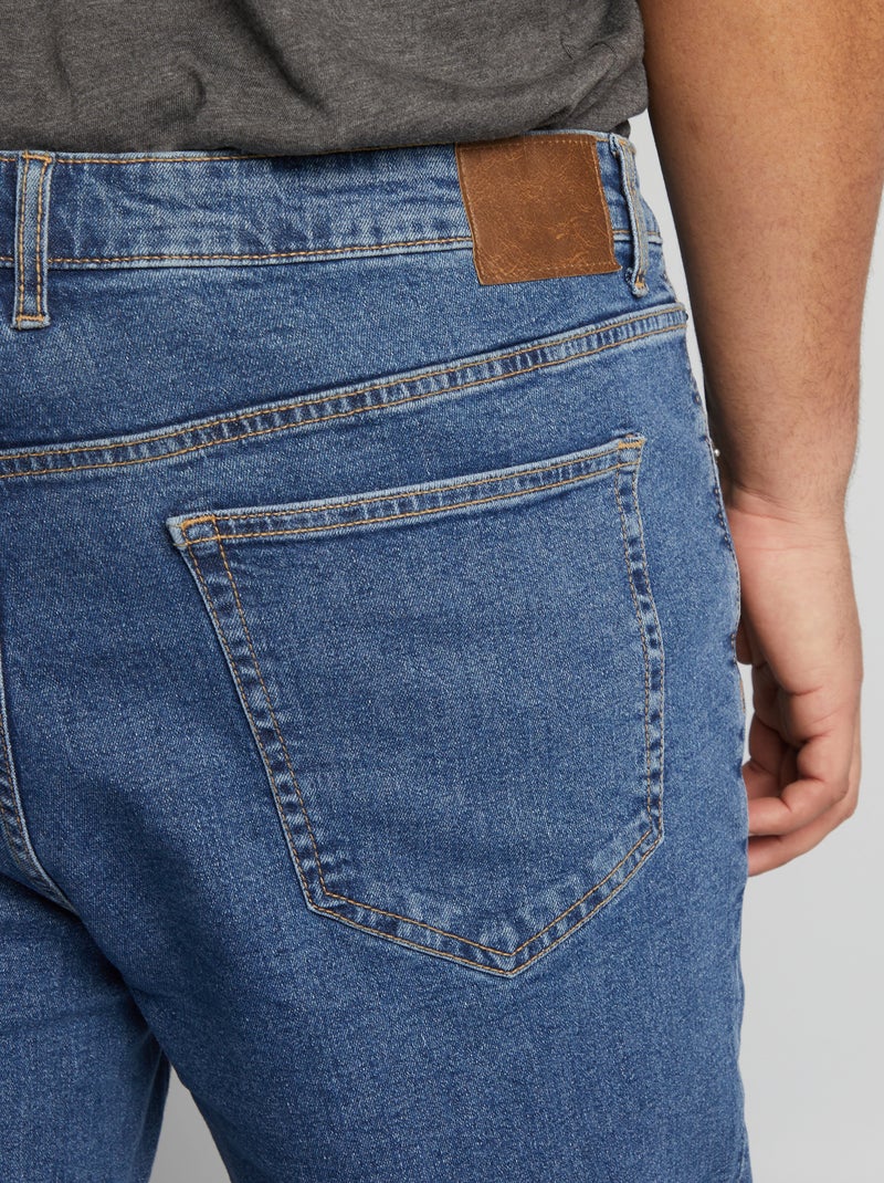 Jeans dritti con 5 tasche - L34 BLU - Kiabi