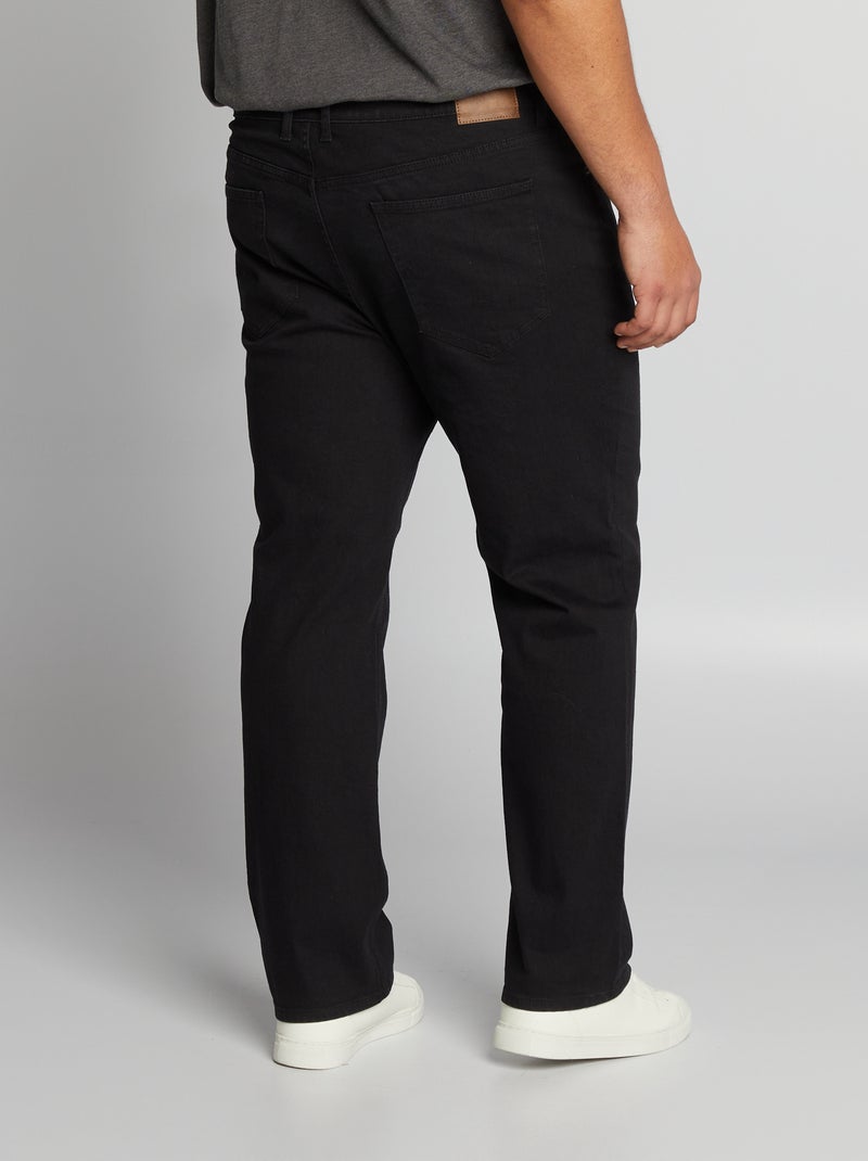 Jeans dritti con 5 tasche - L34 NERO - Kiabi