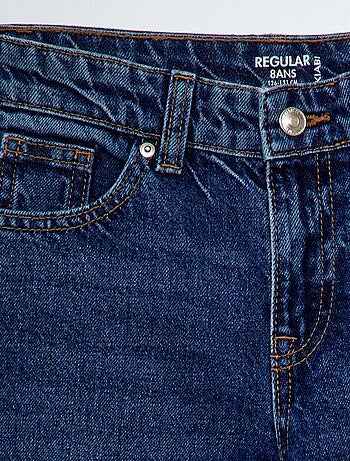 Jeans dritti con 5 tasche