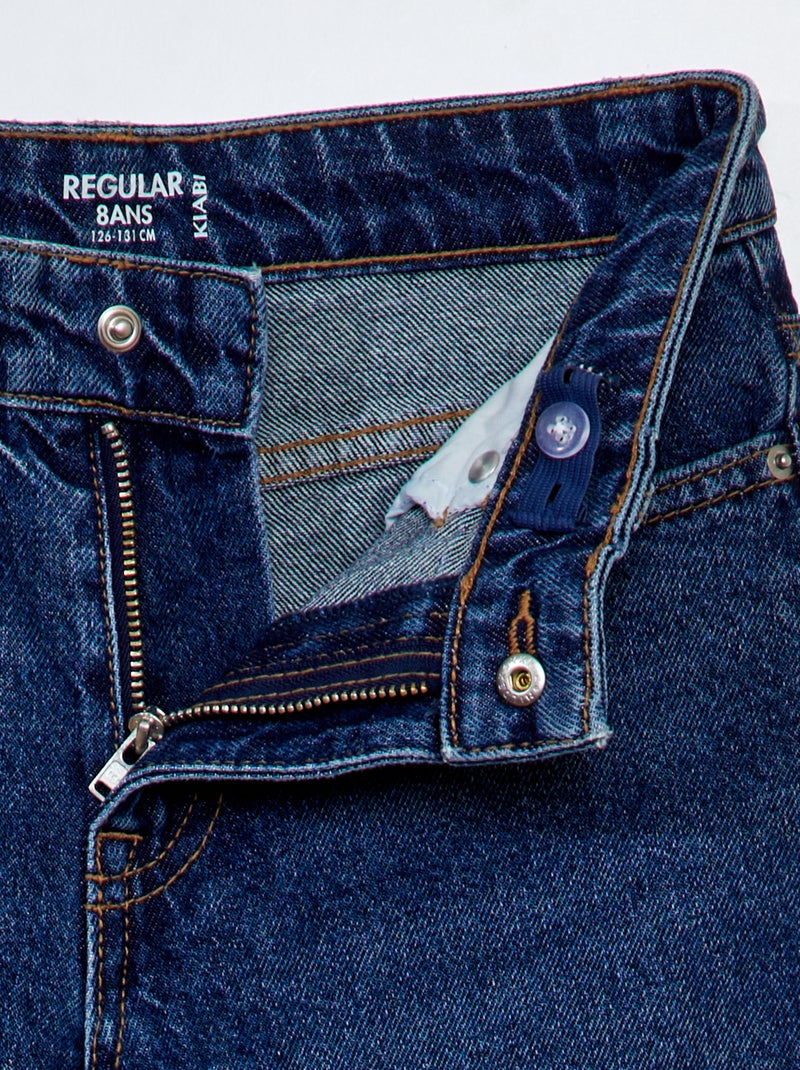 Jeans dritti con 5 tasche BLU - Kiabi