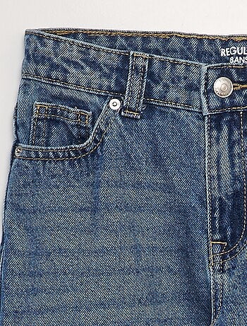 Jeans dritti con 5 tasche