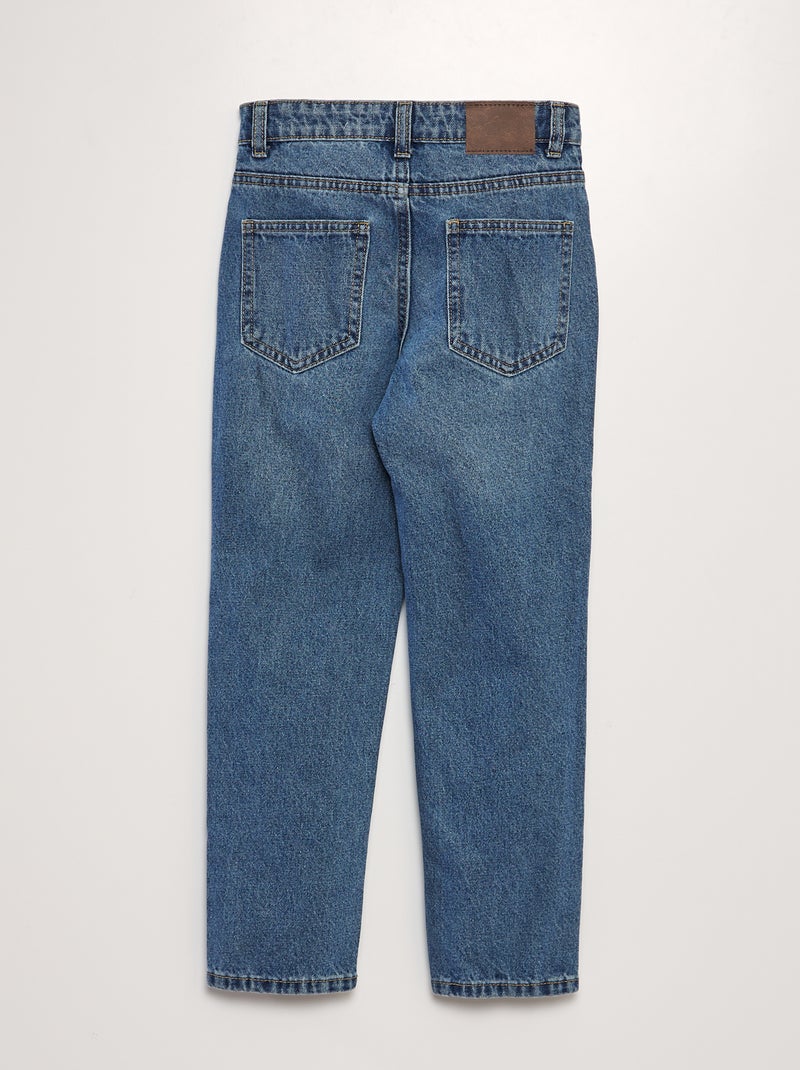 Jeans dritti con 5 tasche BLU - Kiabi