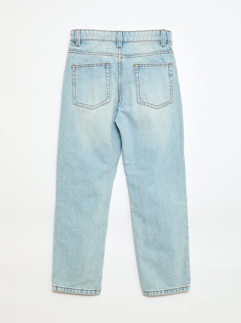 Jeans dritti con 5 tasche BLU - Kiabi