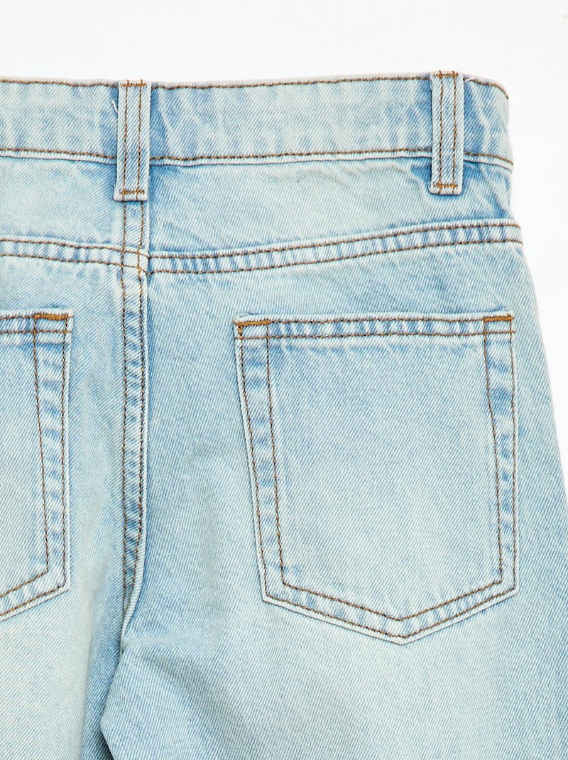 Jeans dritti con 5 tasche BLU - Kiabi