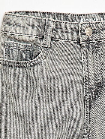 Jeans dritti con 5 tasche