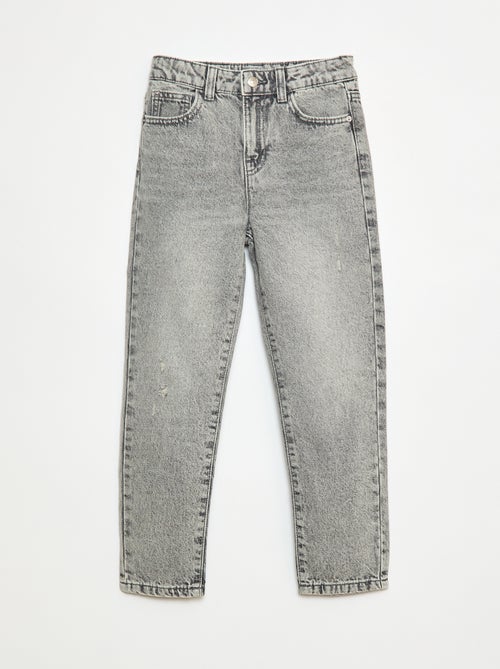 Jeans dritti con abrasioni originali - Kiabi
