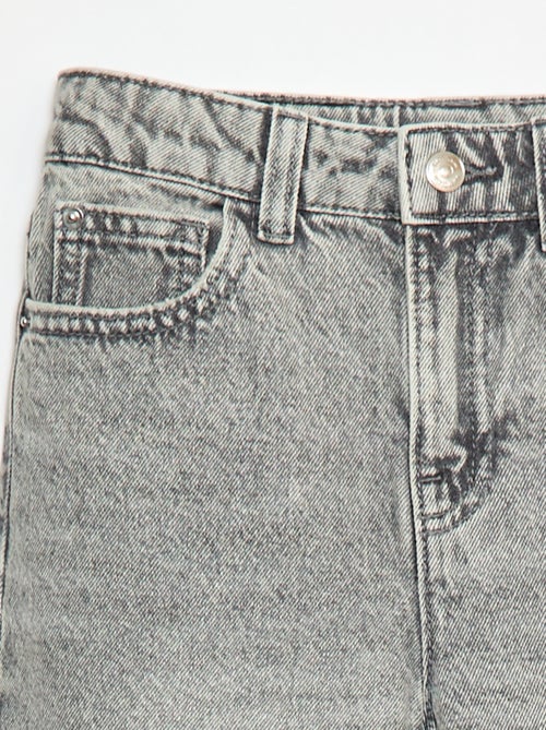 Jeans dritti con abrasioni originali - Kiabi